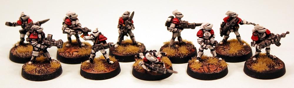 IAFP02 Retained Lance  (Platoon Pack) - Includes free extra unique miniature!