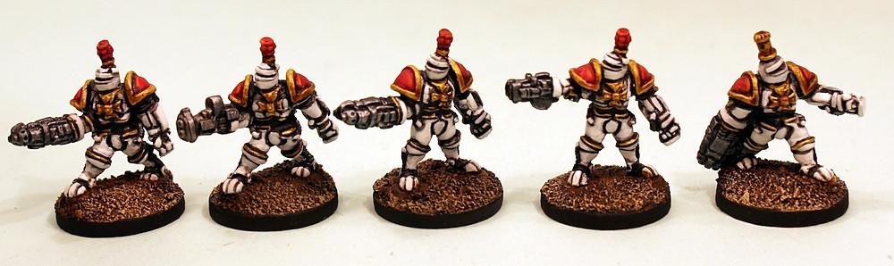 IAFP03 Desteria Lance (Platoon Pack) - Includes free extra unique miniature!