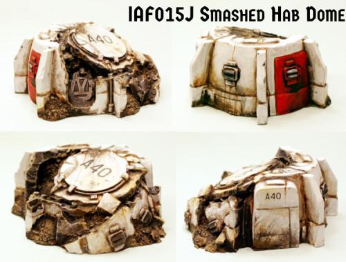 IAF015J Smashed Hab Dome
