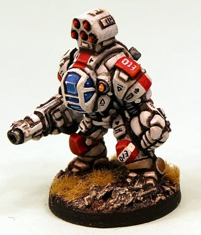 IAF020 Havelock Battlesuit - Five ranged weapon options included