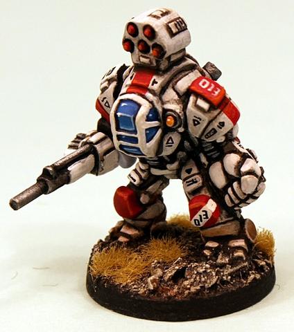 IAF020 Havelock Battlesuit - Five ranged weapon options included