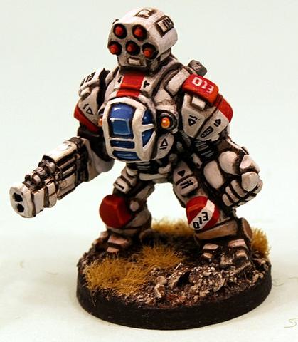 IAF020 Havelock Battlesuit - Five ranged weapon options included