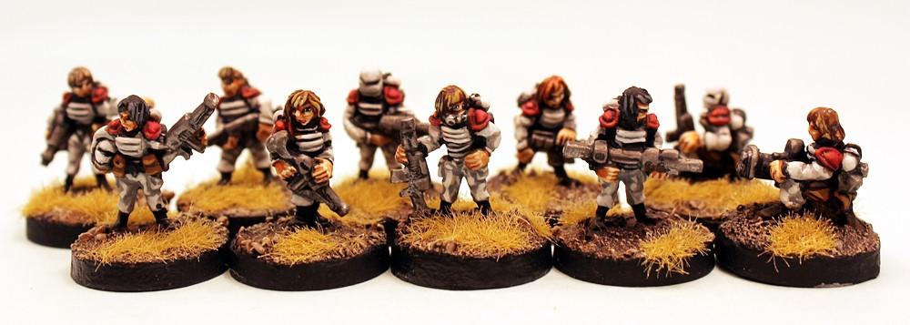 IAFP04 Muster Platoon (Platoon Pack) - Includes free extra unique miniature!