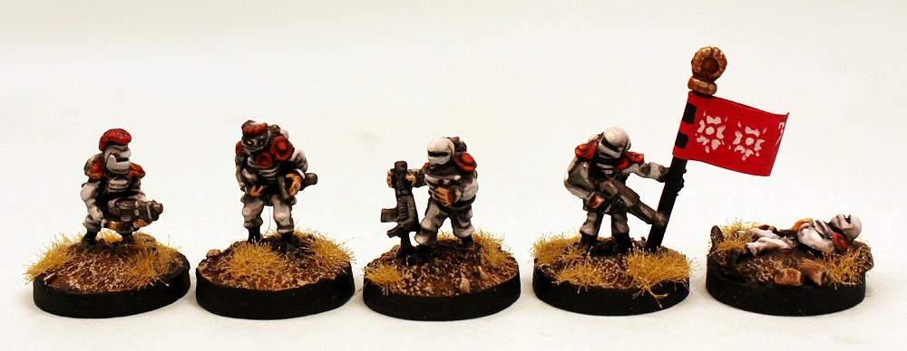 IAFP04 Muster Platoon (Platoon Pack) - Includes free extra unique miniature!