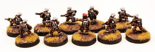IAF067 Planetary Militia 1st Squad