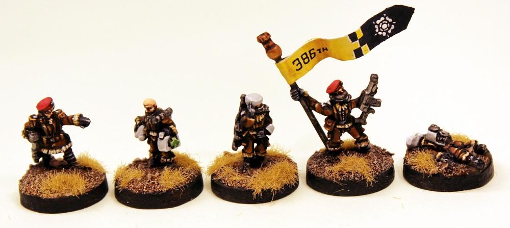 IAFP07 Planetary Militia Platoon (Platoon Pack) - Includes free extra unique miniature!
