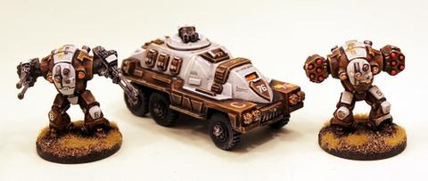 IAF072 Steornede Battlesuits - Two different variant choices