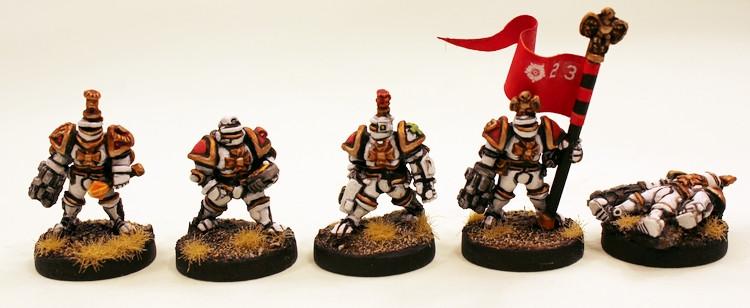 IAFP03 Desteria Lance (Platoon Pack) - Includes free extra unique miniature!