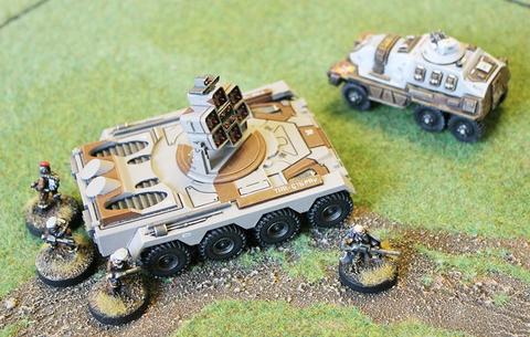 IAF101G Taranis Wheeled MBT Missile Turret (Super Heavy) - Free Pack of Drones included