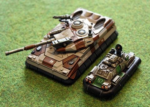 IAF102B Taranis Lifter MBT Command Turret (Super Heavy) - Free Pack of Drones included