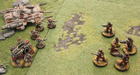 IAF103B Taranis Repulsar MBT Command Turret (Super Heavy) - Free Pack of Drones included