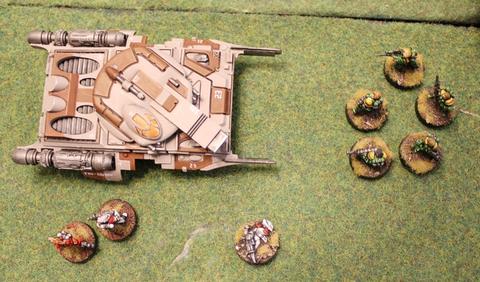 IAF103C Taranis Repulsar MBT Energy Turret (Super Heavy) - Free Pack of Drones included