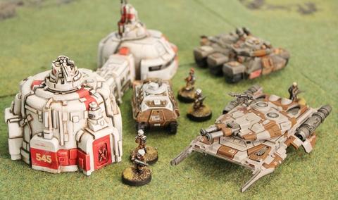 IAF103D Taranis Repulsar MBT Siege Turret (Super Heavy) - Free Pack of Drones included