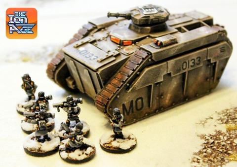 IAF146 Tohlic Armoured Crawler with two different turrets (105mm long kit!)