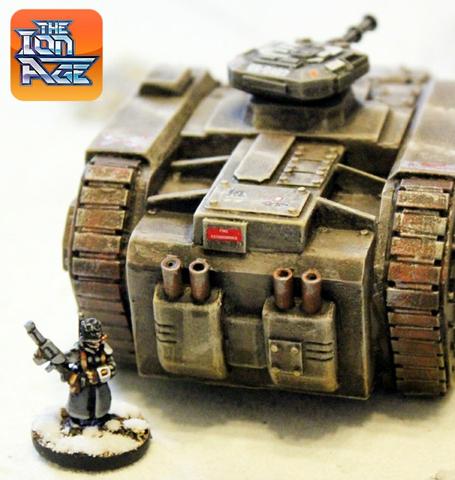 IAF146 Tohlic Armoured Crawler with two different turrets (105mm long kit!)