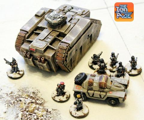 IAF146 Tohlic Armoured Crawler with two different turrets (105mm long kit!)