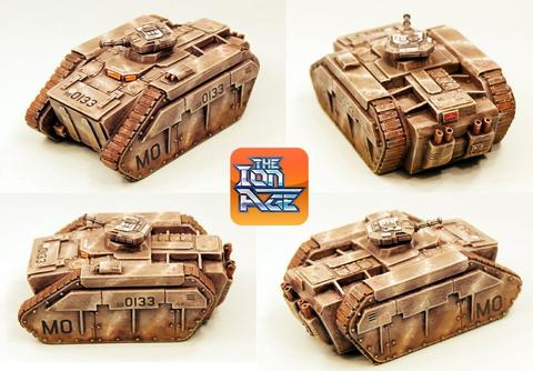 IAF146 Tohlic Armoured Crawler with two different turrets (105mm long kit!)