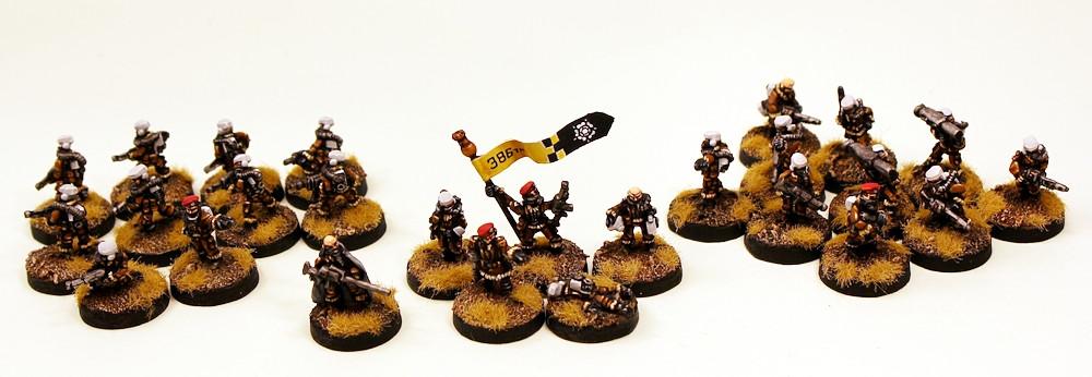 IAFP07 Planetary Militia Platoon (Platoon Pack) - Includes free extra unique miniature!