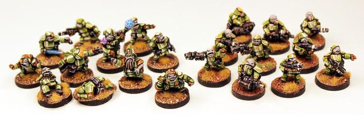 IAFP10 Prang Army Platoon - Includes free extra unique miniature!
