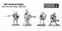 IB01 Retained Knights  (Four Pack with Saving)