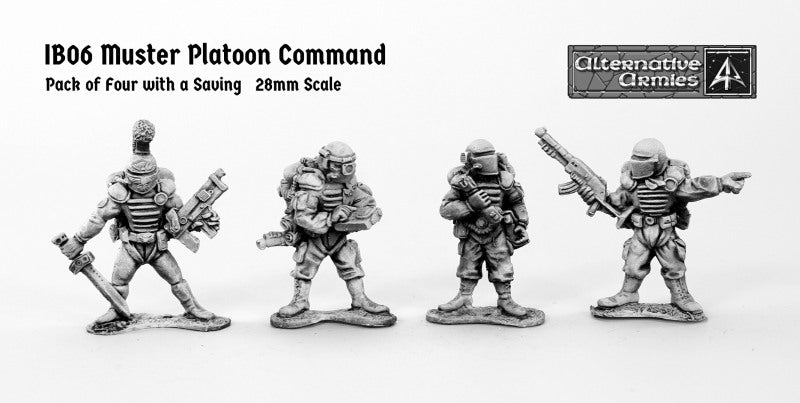 IB06 Muster Platoon Command (Four Pack with Saving)