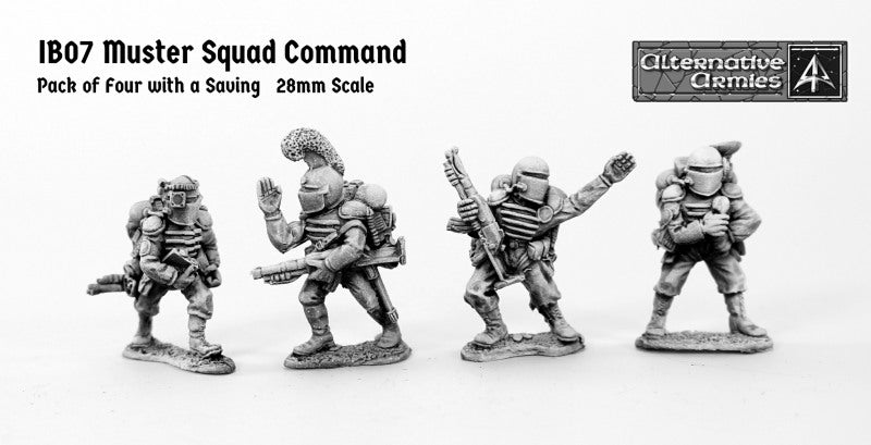 IB07 Muster Squad Command (Four Pack with Saving)