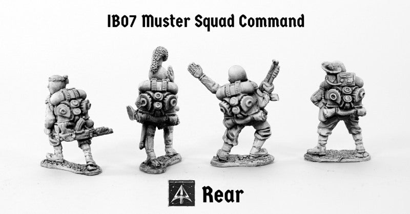 IB07 Muster Squad Command (Four Pack with Saving)