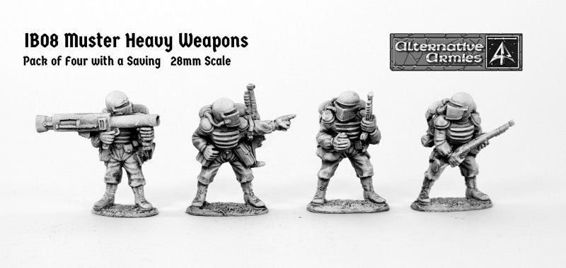 IB08 Muster Heavy Weapons (Four Pack with Saving)