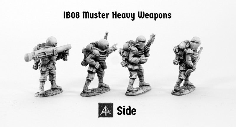 IB08 Muster Heavy Weapons (Four Pack with Saving)