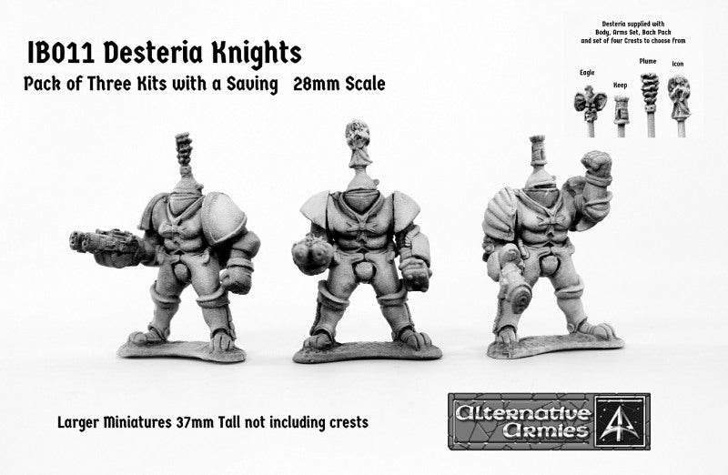 IB11 Desteria Knights (Three pack of Kits with Saving)