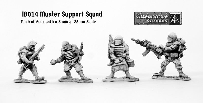 IB14 Muster Support Squad (Four Pack with Saving) (Save 15%)