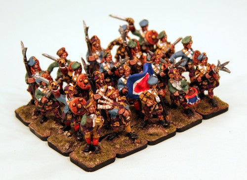 JU01 Jacobite Clansman Mixed 20 Man Unit - Save 10%