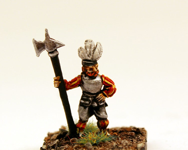 MR111 Landsknecht Armoured Halberd Standing