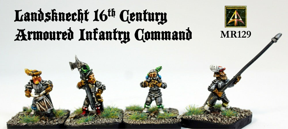 MR129 Landsknecht 16th Century Armoured Infantry Command