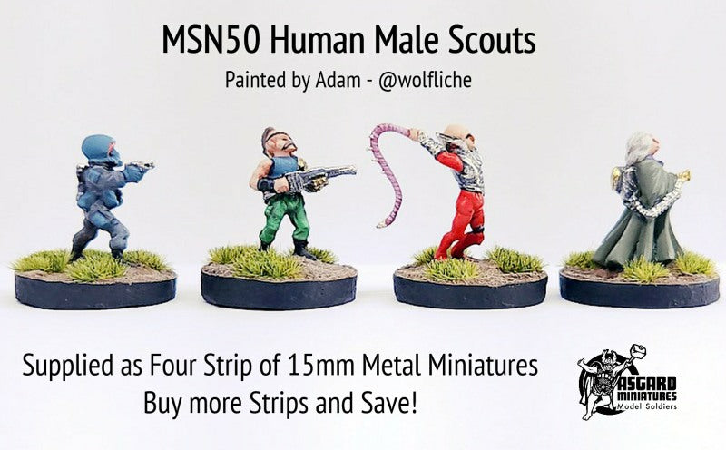 MSN50 Male Scouts (4 Miniatures)