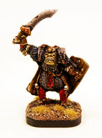 OH31 Durzum Dwarf Killer - Giant Troll (100mm tall) with free Orc Warrior!