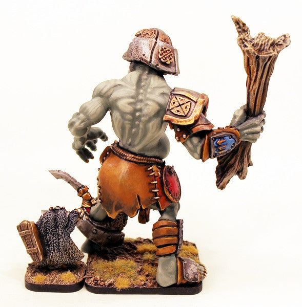OH31 Durzum Dwarf Killer - Giant Troll (100mm tall) with free Orc Warrior!