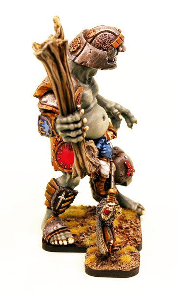 OH31 Durzum Dwarf Killer - Giant Troll (100mm tall) with free Orc Warrior!