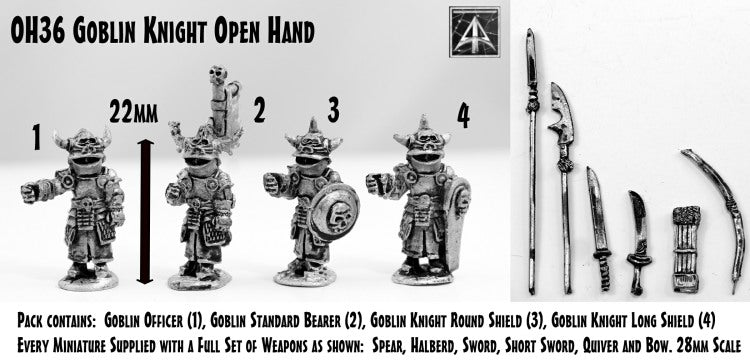 OH34 Goblin Knight Open Hands