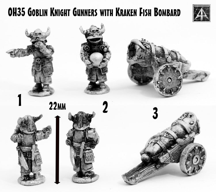 OH35 Goblin Knight Gunners with Kraken Fish Bombard