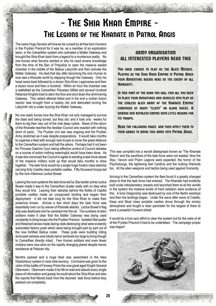 The Khanate Return 15mm Army Book for Patrol Angis - Paid Digital Download