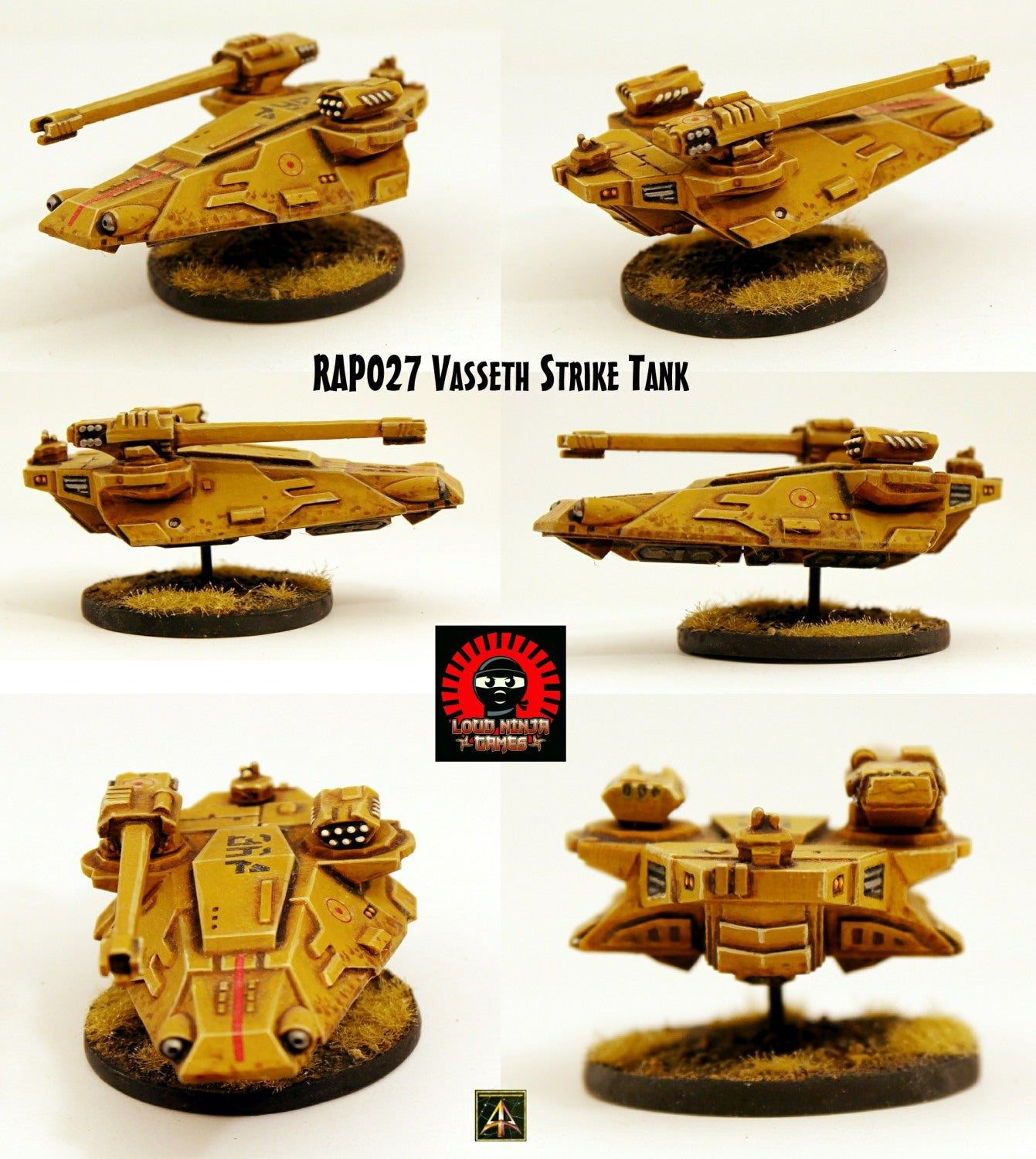 RAP027P Vasseth Strike Tank Platoon (Three Vehicle Kits)
