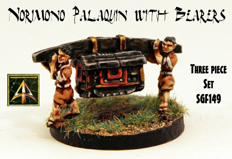 SGF149 Norimono Palaquin with Two Bearers