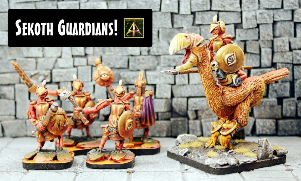 SHM97 Sekoth Guardian Warbird (Bird with Rider and six arm options)