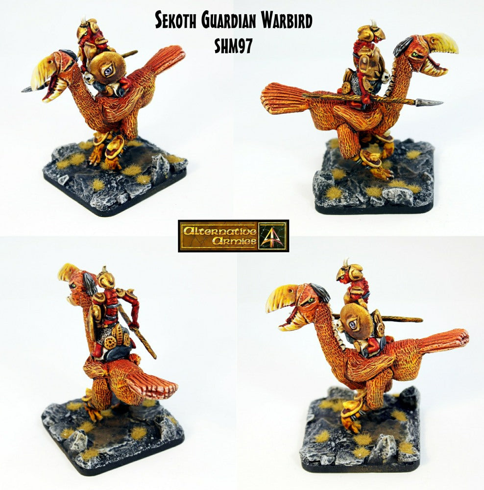 SHM97 Sekoth Guardian Warbird (Bird with Rider and six arm options)