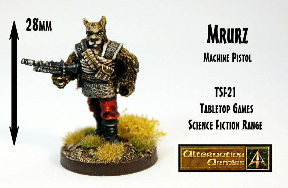 TSF21 Mrurz with machine pistol