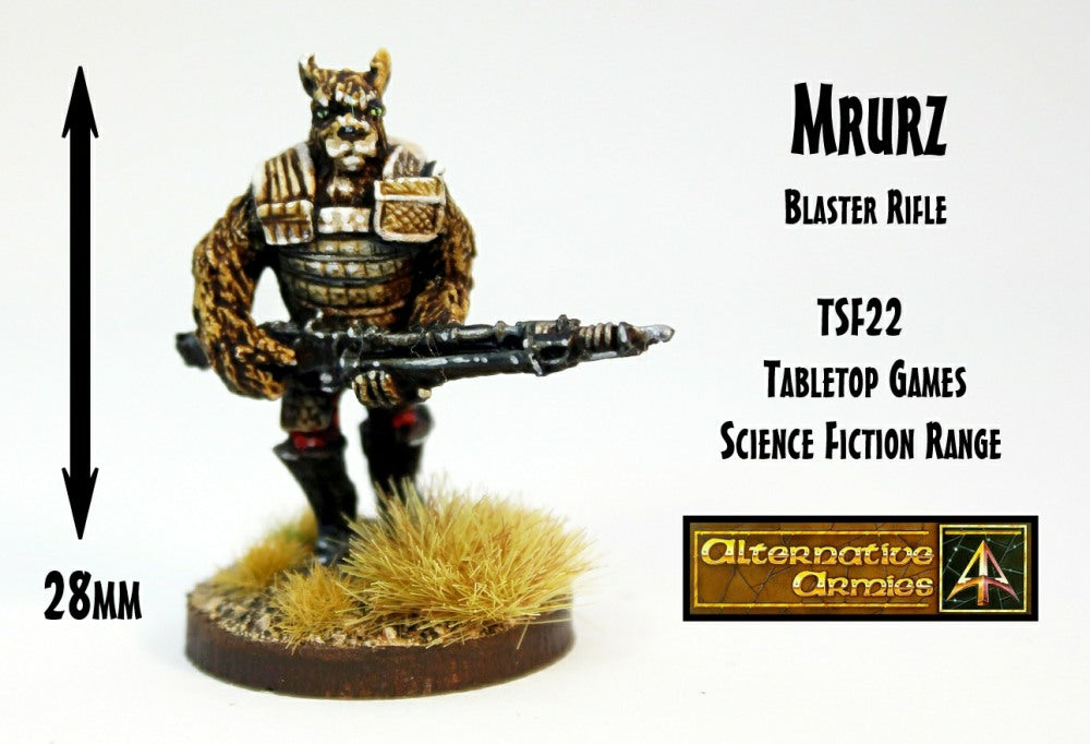 TSF22 Mrurz with blaster rifle