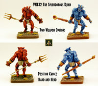 VNT32 The Splendorous Djinn (one model with two different weapons included)