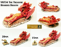 VNT34 Treasure Hoarder reclining Dragon