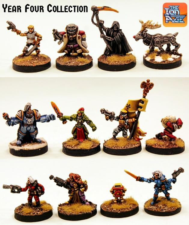 Year Four Collection - 12 Unique Miniatures (Set or Singles)
